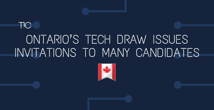 Ontario’s Tech Draw issues invitations to many candidates